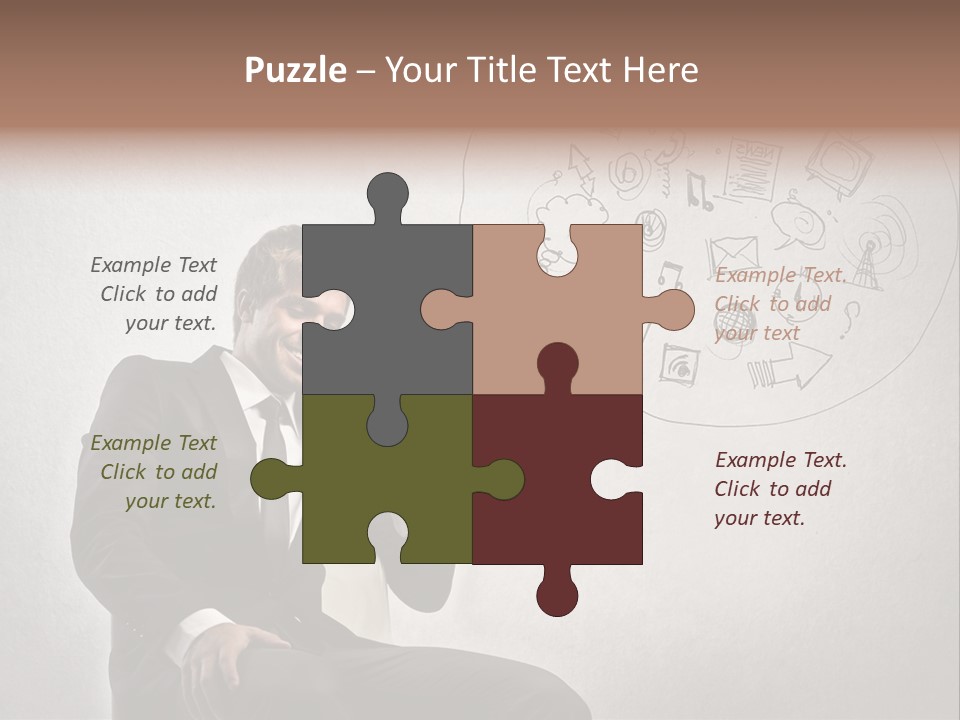 Sms Success Smile PowerPoint Template