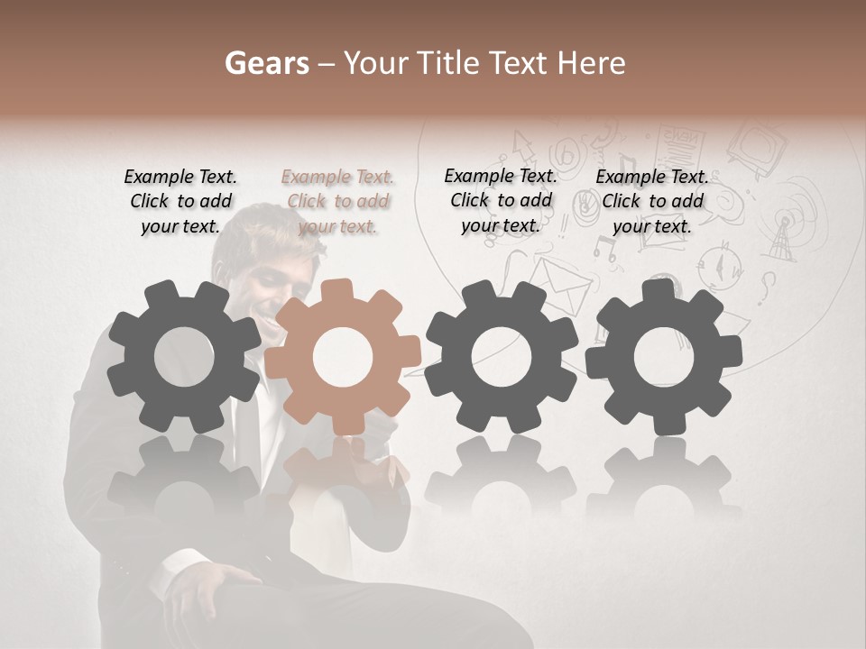 Sms Success Smile PowerPoint Template