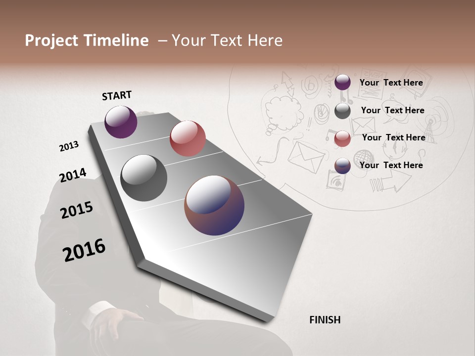 Sms Success Smile PowerPoint Template