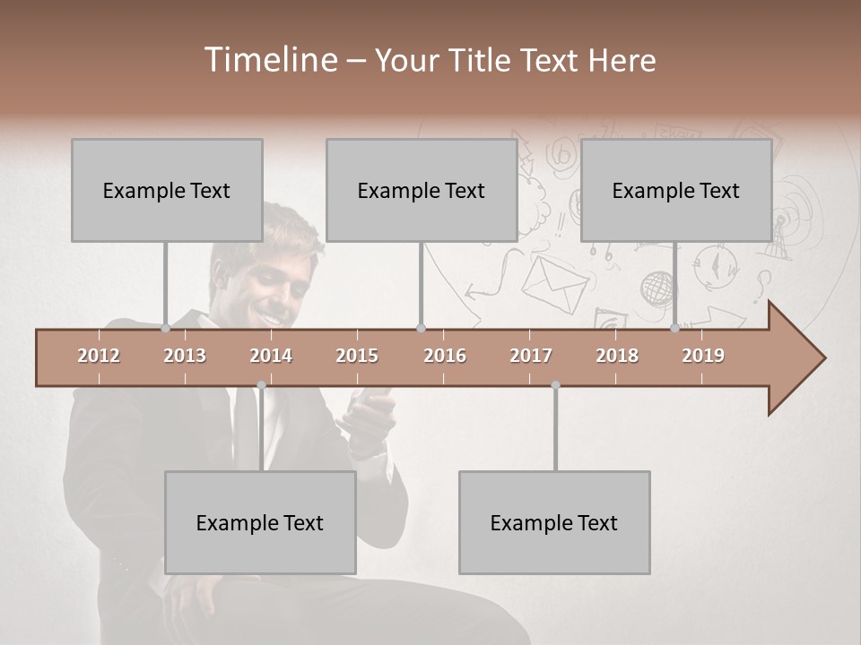 Sms Success Smile PowerPoint Template