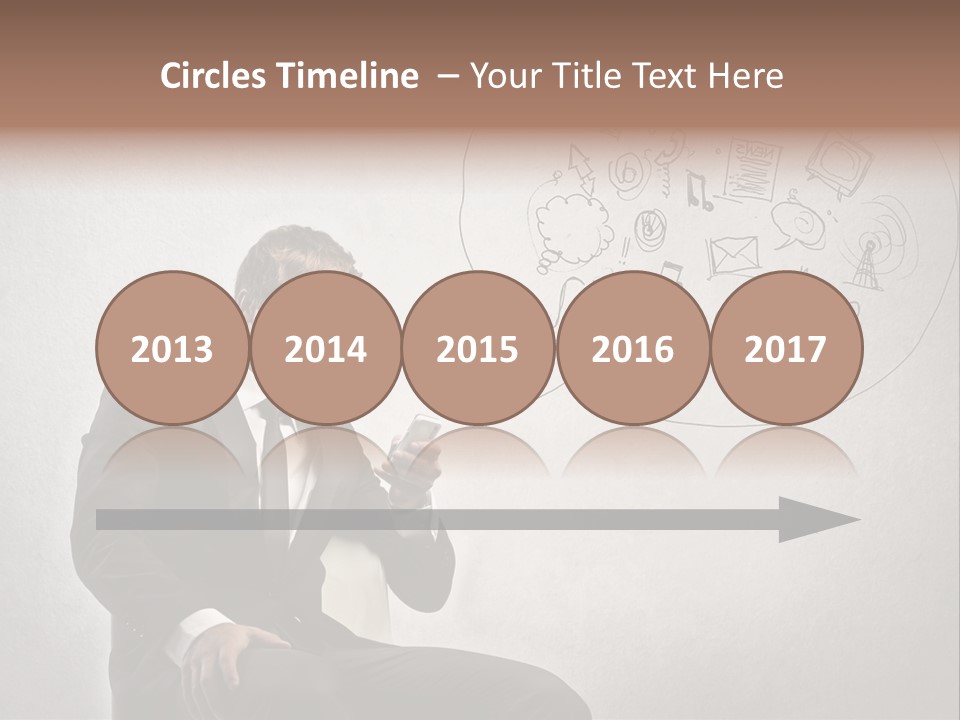 Sms Success Smile PowerPoint Template