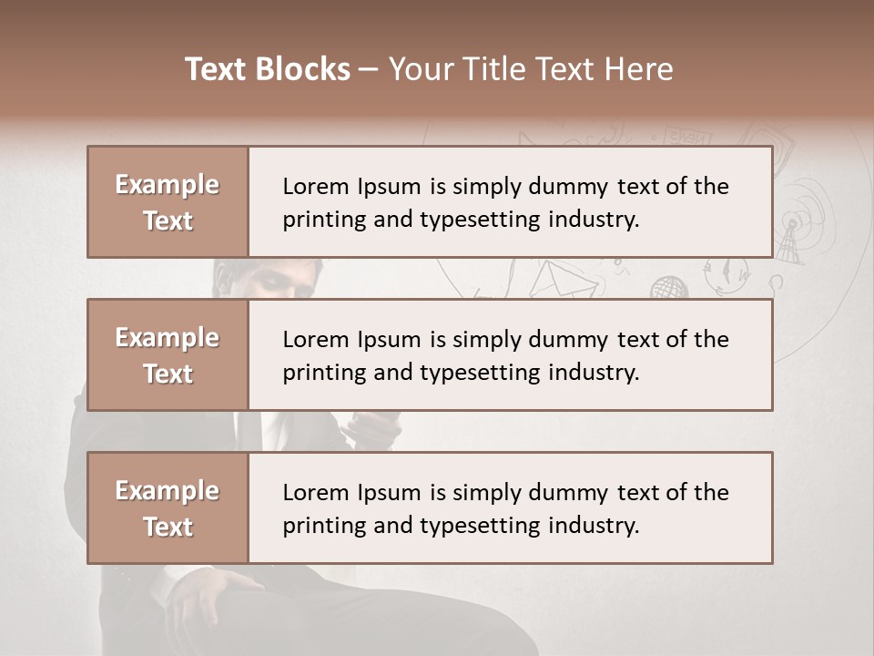 Sms Success Smile PowerPoint Template