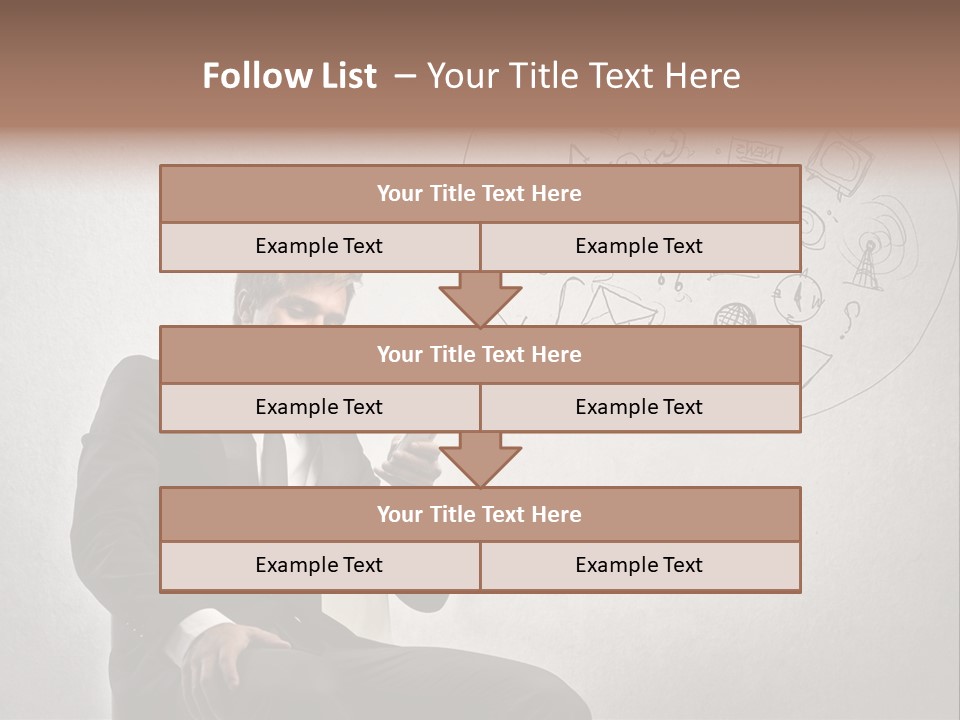 Sms Success Smile PowerPoint Template