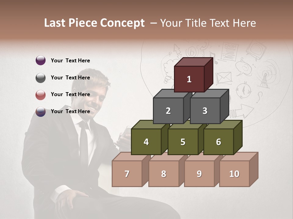 Sms Success Smile PowerPoint Template