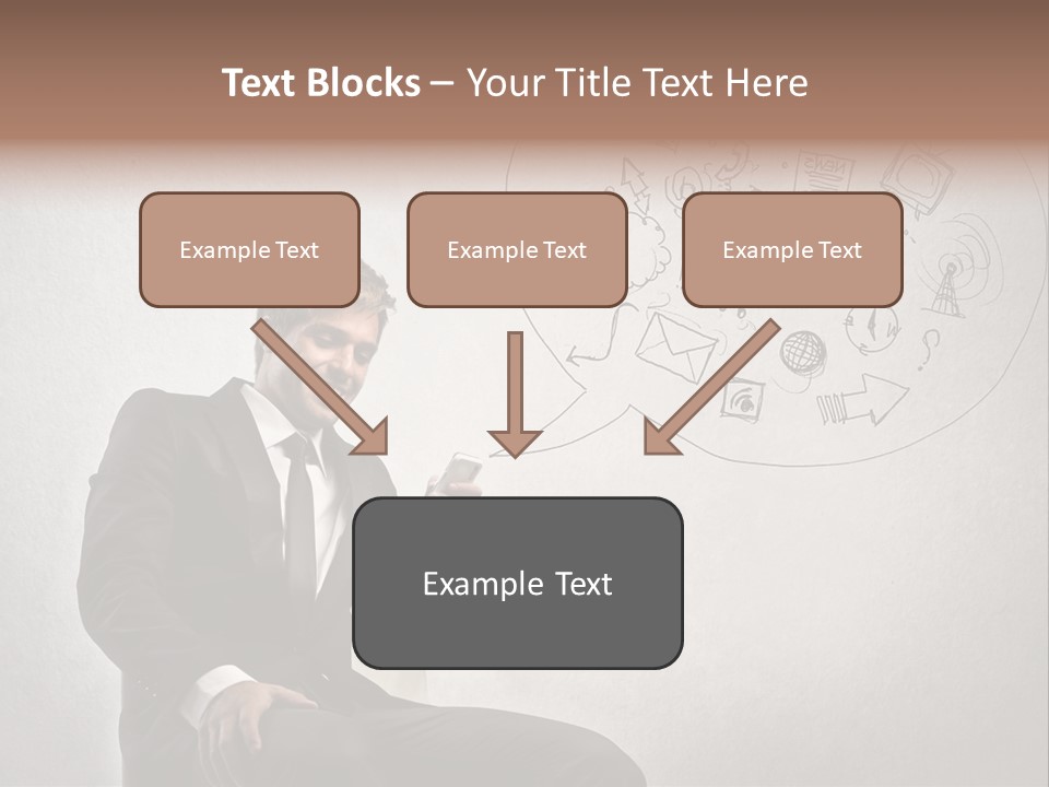 Sms Success Smile PowerPoint Template