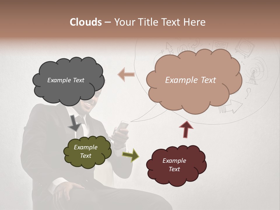 Sms Success Smile PowerPoint Template