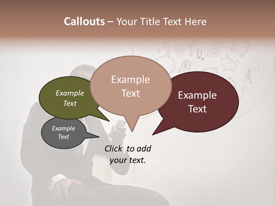 Sms Success Smile PowerPoint Template