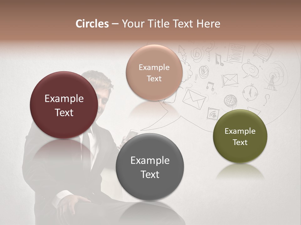 Sms Success Smile PowerPoint Template