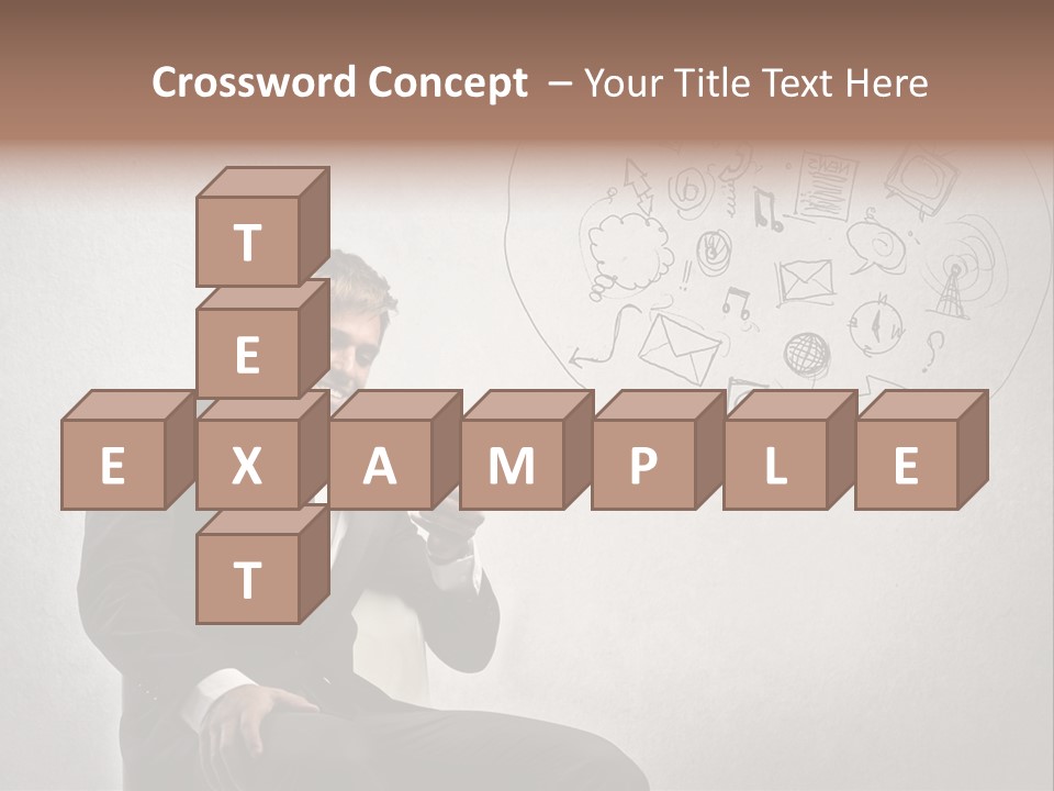 Sms Success Smile PowerPoint Template