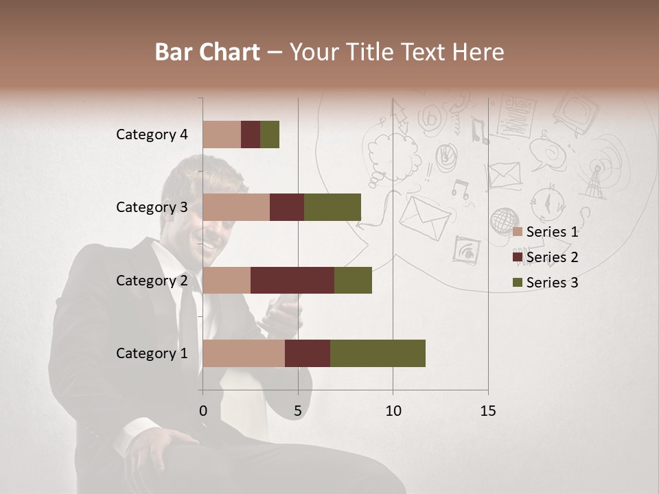 Sms Success Smile PowerPoint Template