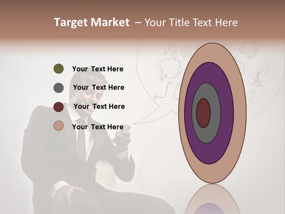 Sms Success Smile PowerPoint Template