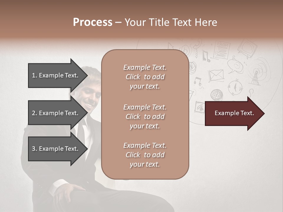 Sms Success Smile PowerPoint Template