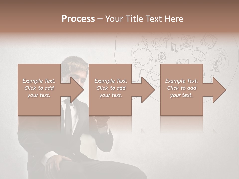 Sms Success Smile PowerPoint Template