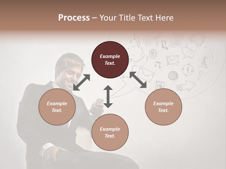 Sms Success Smile PowerPoint Template