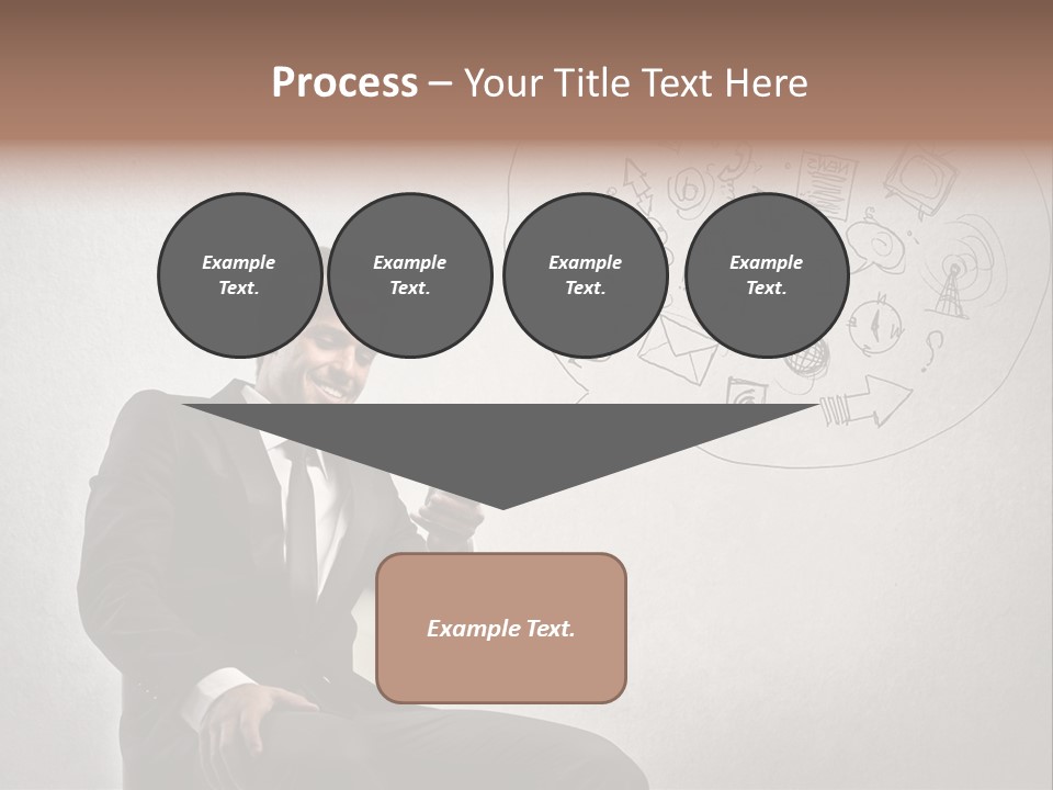 Sms Success Smile PowerPoint Template