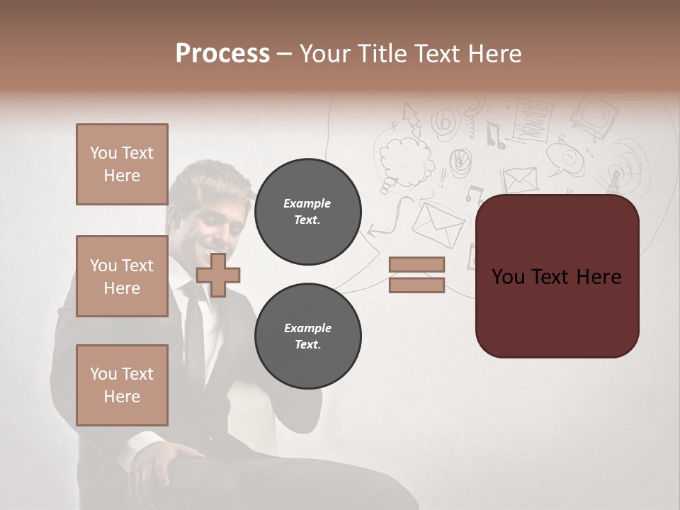 Sms Success Smile PowerPoint Template