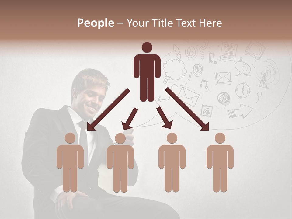 Sms Success Smile PowerPoint Template