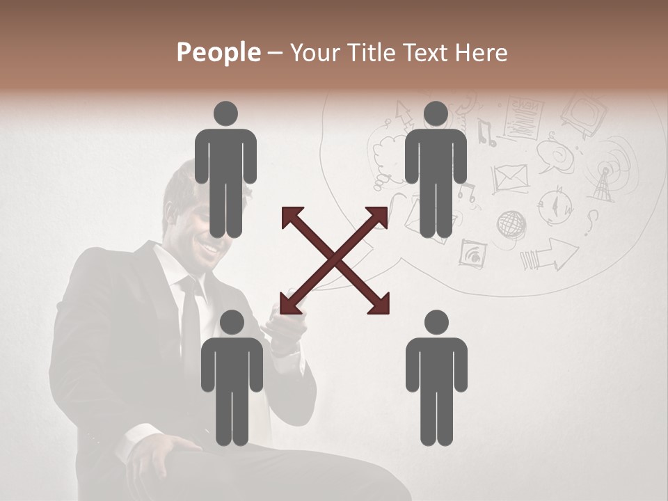 Sms Success Smile PowerPoint Template