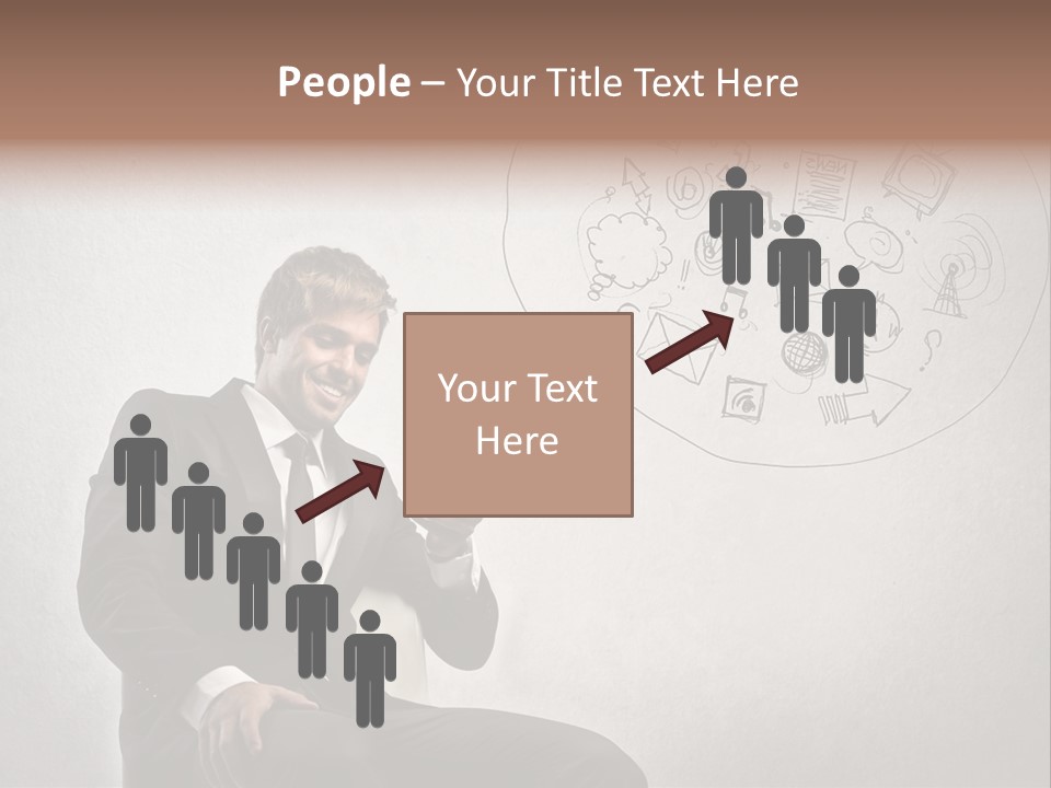 Sms Success Smile PowerPoint Template