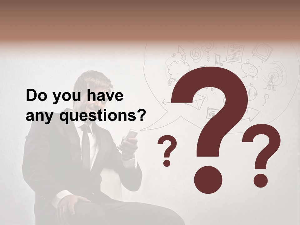 Sms Success Smile PowerPoint Template