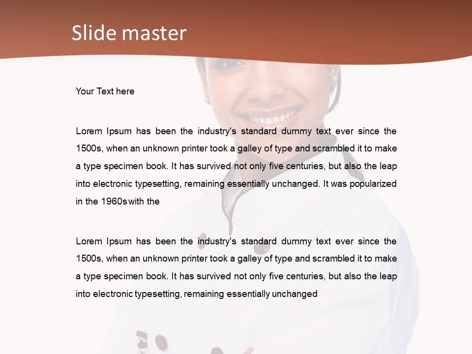 Happy Cooking Uniform PowerPoint Template