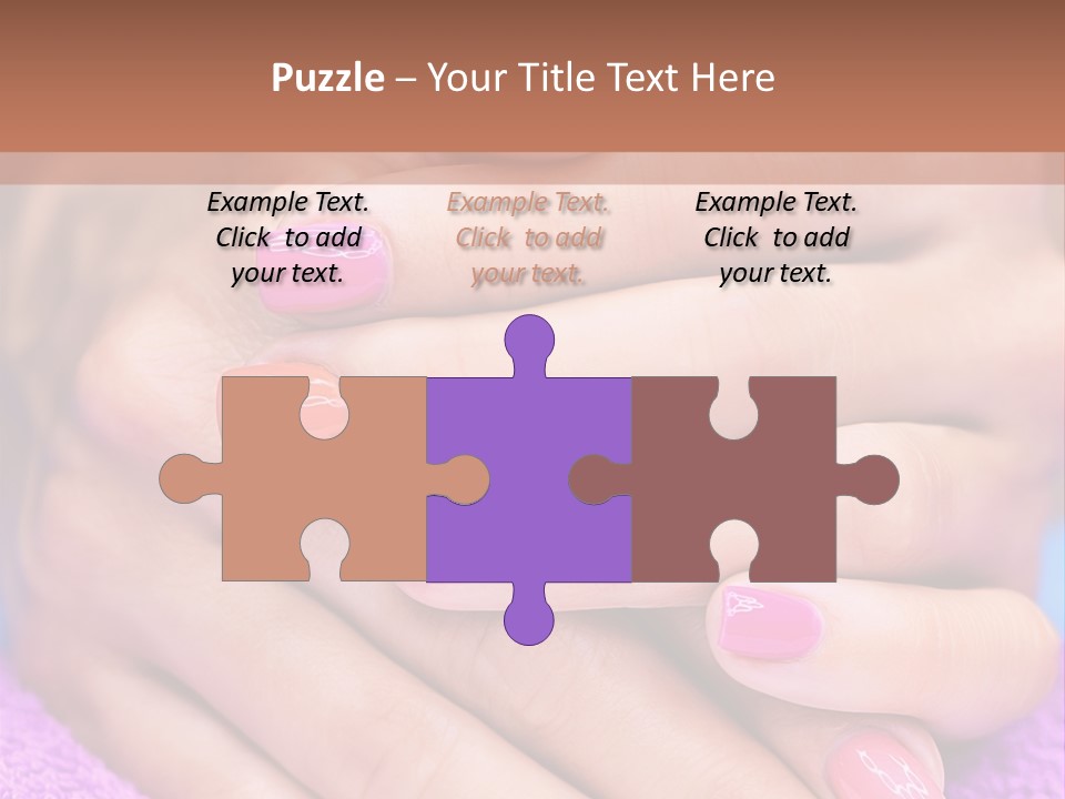 Shiny Enamel Touching PowerPoint Template