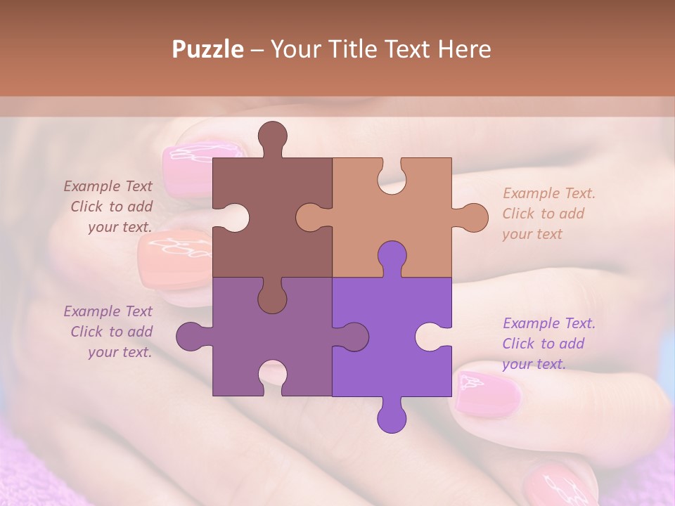 Shiny Enamel Touching PowerPoint Template