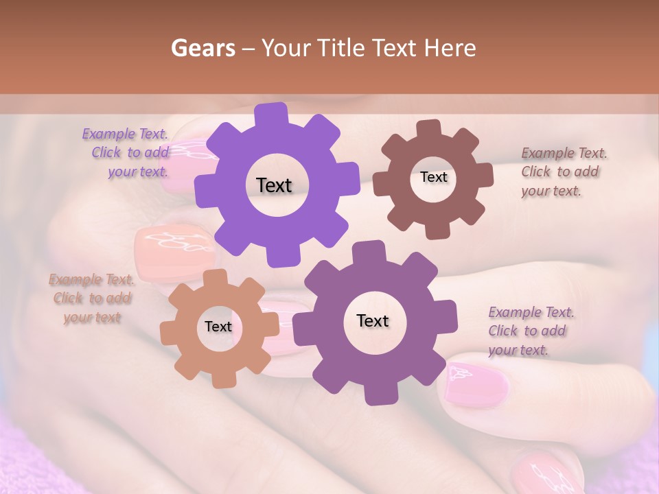 Shiny Enamel Touching PowerPoint Template