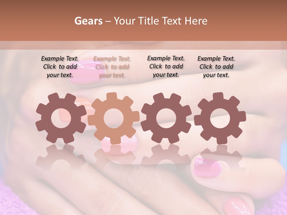 Shiny Enamel Touching PowerPoint Template