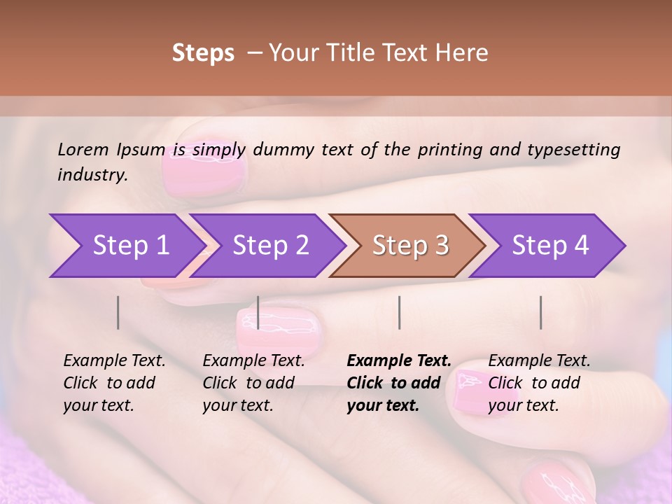 Shiny Enamel Touching PowerPoint Template