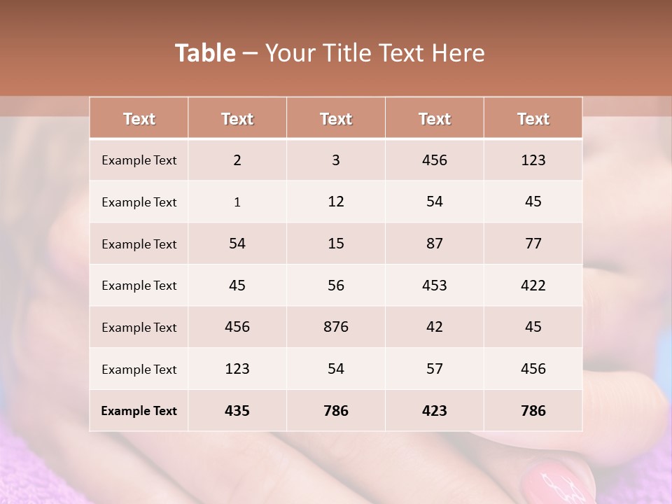 Shiny Enamel Touching PowerPoint Template