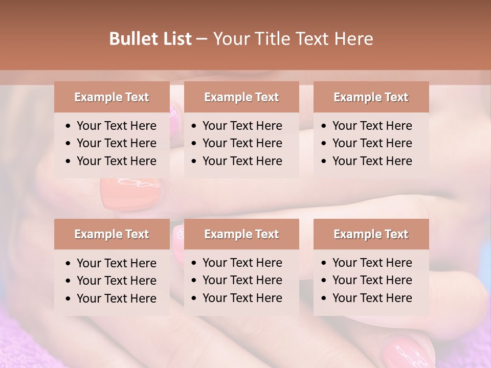 Shiny Enamel Touching PowerPoint Template