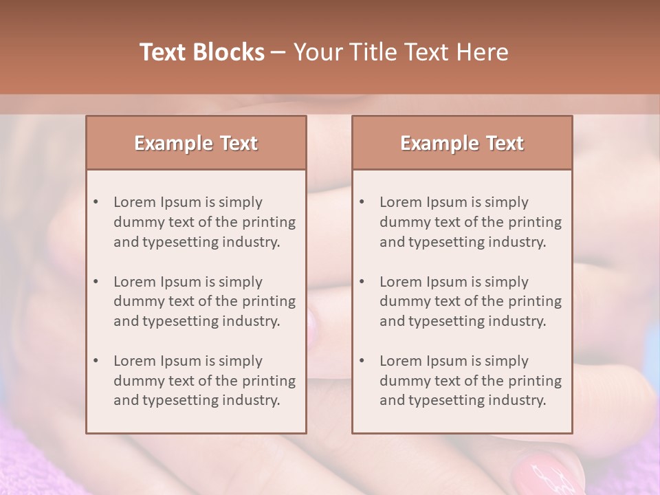 Shiny Enamel Touching PowerPoint Template