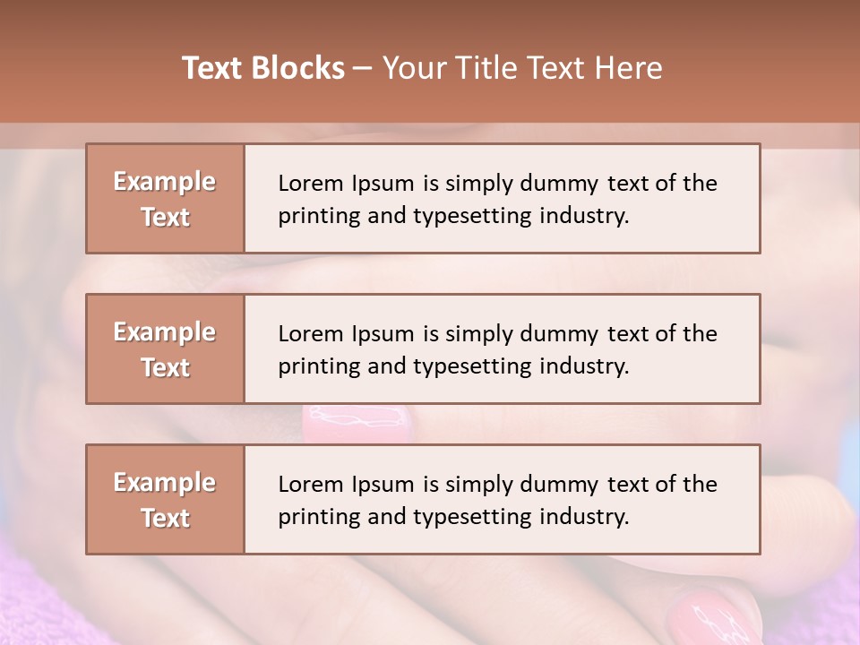 Shiny Enamel Touching PowerPoint Template