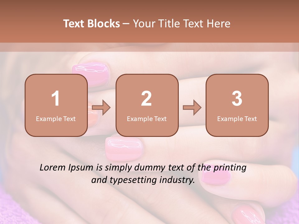 Shiny Enamel Touching PowerPoint Template