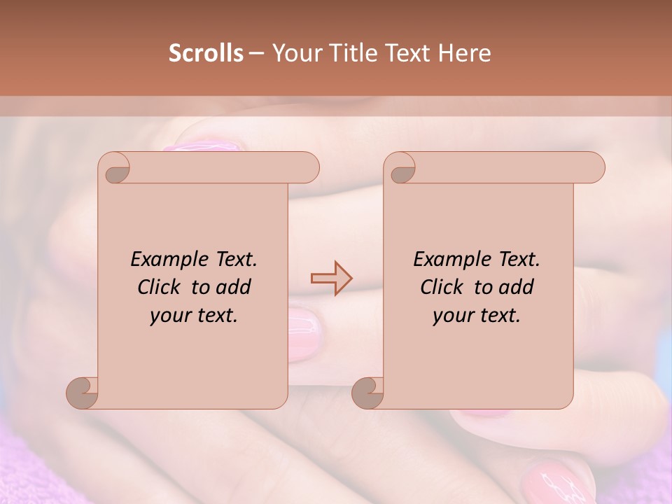 Shiny Enamel Touching PowerPoint Template