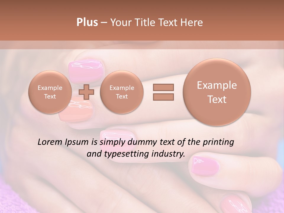 Shiny Enamel Touching PowerPoint Template