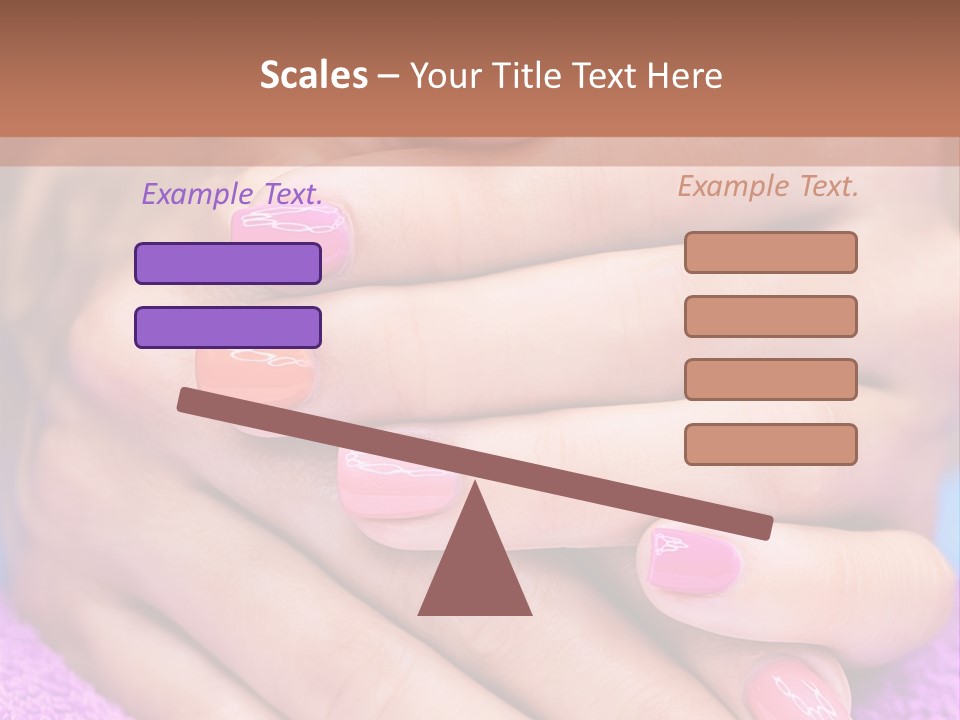 Shiny Enamel Touching PowerPoint Template