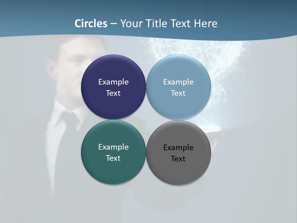 Intelligent Phone Creativity PowerPoint Template