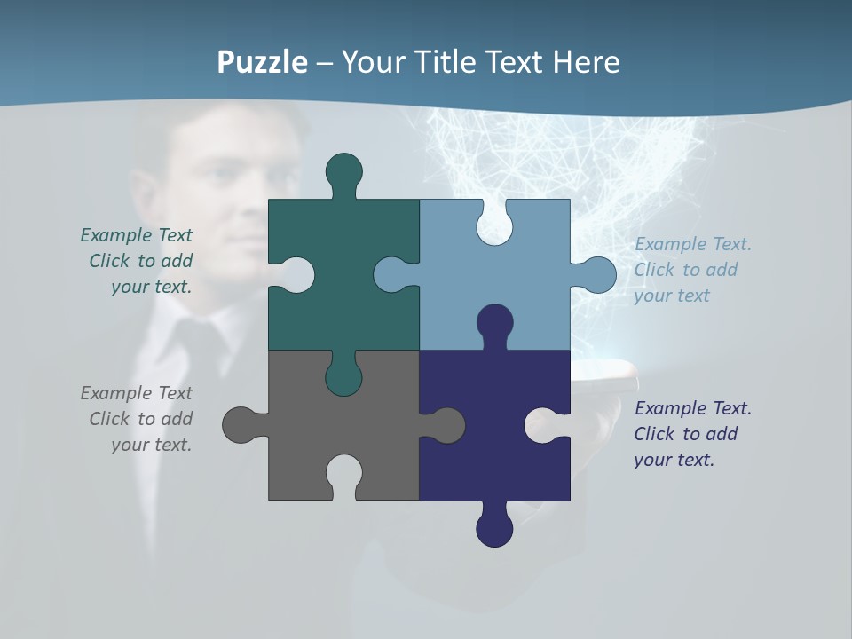 Intelligent Phone Creativity PowerPoint Template