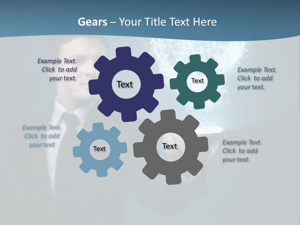 Intelligent Phone Creativity PowerPoint Template