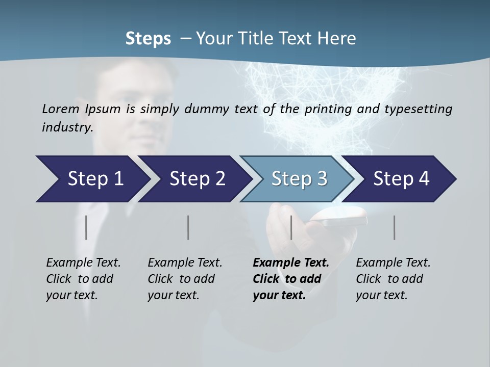 Intelligent Phone Creativity PowerPoint Template