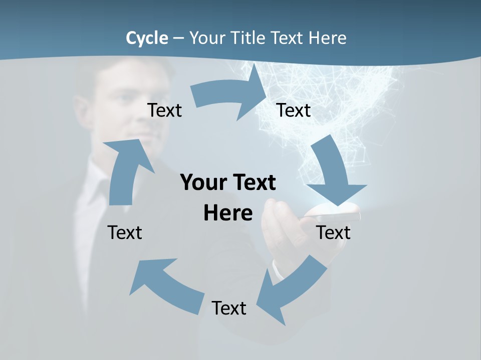 Intelligent Phone Creativity PowerPoint Template