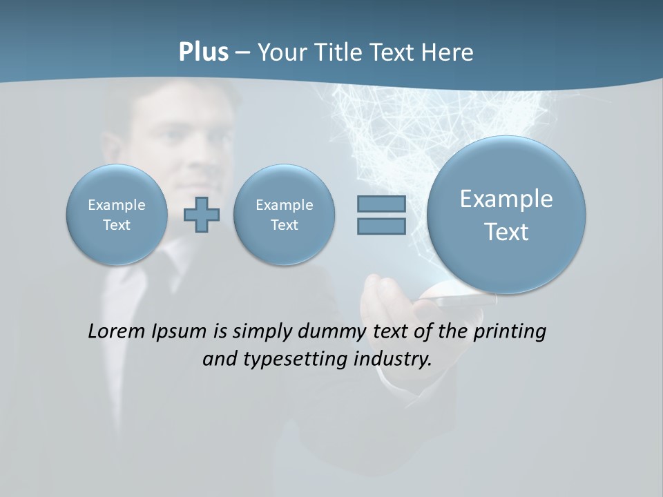 Intelligent Phone Creativity PowerPoint Template