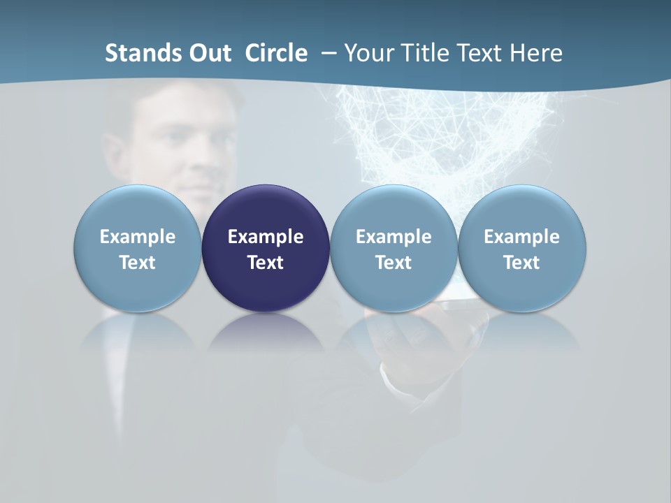 Intelligent Phone Creativity PowerPoint Template