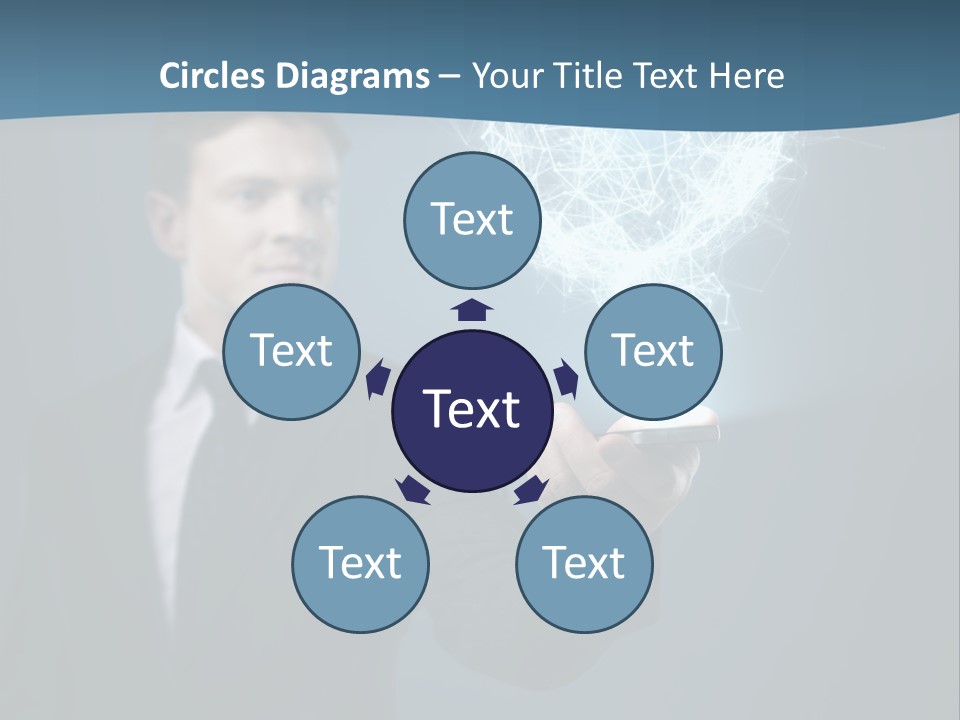 Intelligent Phone Creativity PowerPoint Template