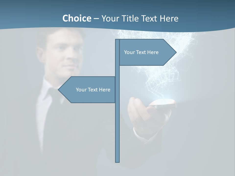 Intelligent Phone Creativity PowerPoint Template
