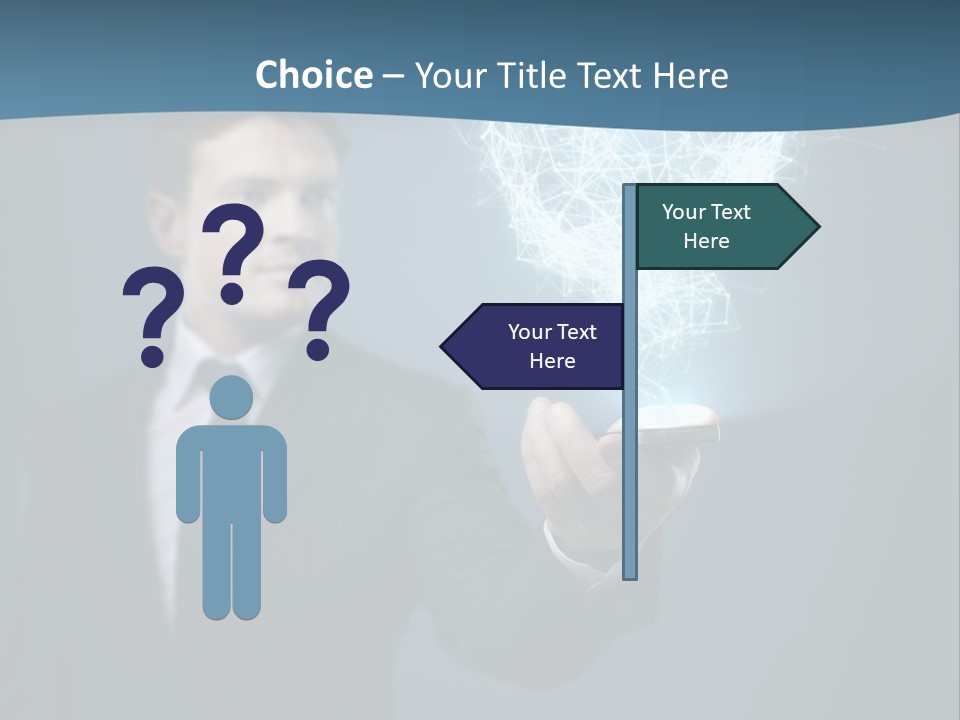 Intelligent Phone Creativity PowerPoint Template