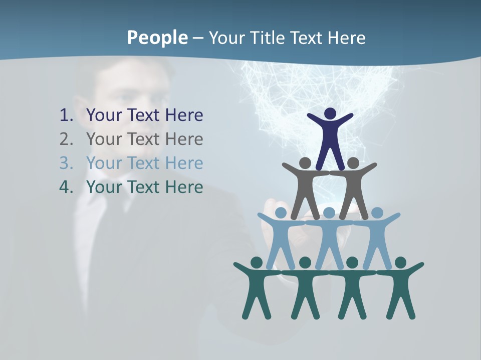 Intelligent Phone Creativity PowerPoint Template