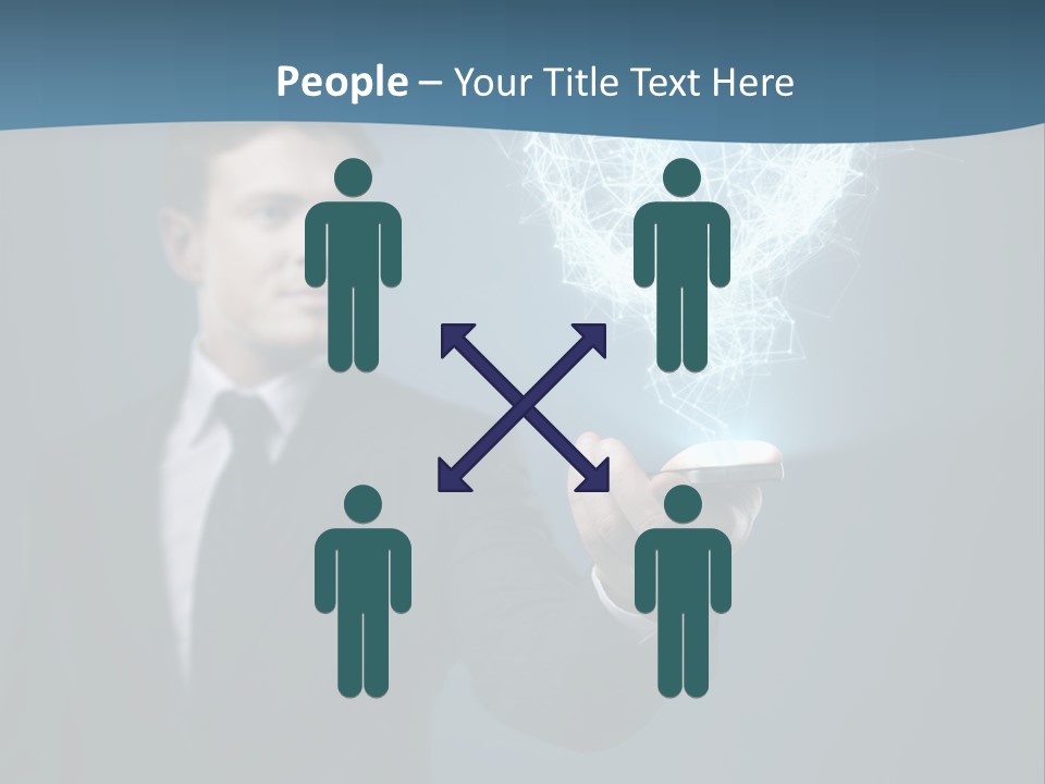 Intelligent Phone Creativity PowerPoint Template